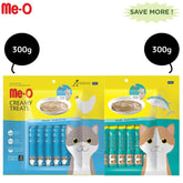 Me-O Creamy Chicken & Liver and Creamy Bonito Cat Treat Combo